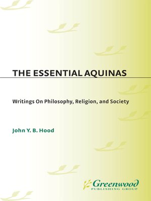 cover image of The Essential Aquinas